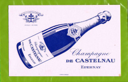 BUVARD : Champagne DE CASTELNAU Epernay Rose - Liqueur & Bière