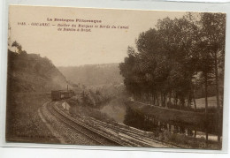22 GOUAREC Le Train Passe Long Canal Nantes à Brest Rocher Du Marquis  La Bretagne Pittoresque Coll Waron 4158  D19 2022 - Gouarec