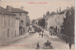 Delcampe - FRANCE - COMMERCY Rue Des Capucins - With Soliders Marching Etc - Commercy