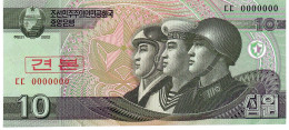 KOREA NORTH P59s 10 WON 2002 Issued 2009 UNC. - Korea, North