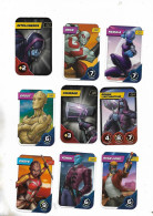 9 Cartes Marvel 2023 No 10.12.13.14.15.16.17.18.19 - Andere & Zonder Classificatie