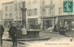 63 , CUNLHAT , Place De La Fontaine , * 358 63 - Cunlhat