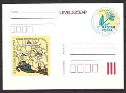 HONGRIE. Carte Pré-timbrée De 1990. - Entiers Postaux