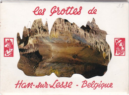 488240Belgique, Les Grottes De Han Sur Lesse. 7 Kaarten.  - Collections & Lots