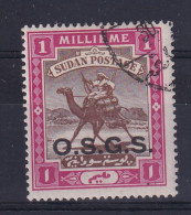 Sdn: 1902   Official - Arab Postman 'O.S.G.S.' OVPT  SG O03   1m   Used - Sudan (...-1951)