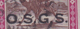 Sdn: 1902   Official - Arab Postman 'O.S.G.S.' OVPT  SG O03b   1m  [rounded Stops] Used - Sudan (...-1951)