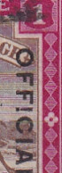 Sdn: 1905   Army Service - Arab Postman 'Army Official' OVPT  SG A1a   1m  ['!' For 'I' In 'Official'] Used - Sudan (...-1951)