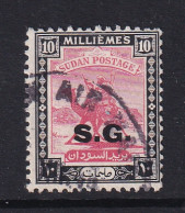 Sdn: 1948   Official - Arab Postman  'S.G.'  OVPT   SG O48    10m    Used - Soudan (...-1951)