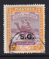 Sdn: 1948   Official - Arab Postman  'S.G.'  OVPT   SG O50    2P    Used - Sudan (...-1951)