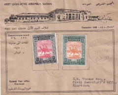 Sdn: 1948   Opening Of Legislative Assembly   FDC - Soedan (...-1951)