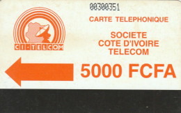 PHONE CARD COSTA D'AVORIO (E73.29.1 - Ivoorkust