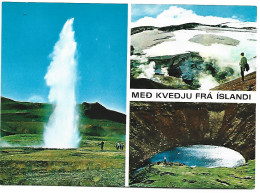 THE GEYSIR STROKKUR.- MED KVEDJU ISLANDI.-  ICELAND.-  ( ISLANDIA ) - Islande