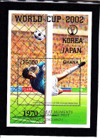 Soccer World Cup 2002 - GHANA - S/S MNH - 2002 – Corea Del Sur / Japón