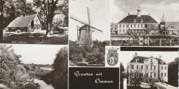 4905 1 Groeten Uit Ommen. (Fotokaart 18 X 9 Cm.)  - Ommen