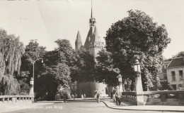 4905 64 Zwolle, Sassenpoort Met Brug. (Fotokaart) (Rechtsboven Een Vouw)  - Zwolle