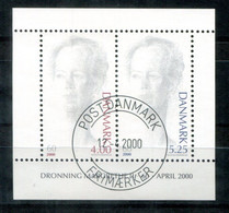 DÄNEMARK Block 14, Bl.14 FD Canc. - Königin Margarethe, Queen, Reine - DENMARK / DANEMARK - Blocchi & Foglietti