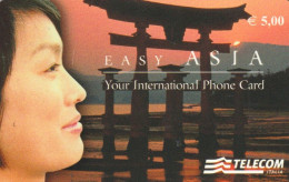 PREPAID PHONE CARD TELECOM EASY ASIA PROTOTIPO ASJ (E77.40.3 - Tests & Services