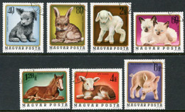 HUNGARY 1974 Young Domestic Animals Used.  Michel 3007-13 - Usado