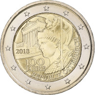 Autriche, 2 Euro, 100 Years Republic Of Austria, 2018, FDC, Bimétallique - Oesterreich