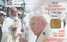 PHONE CARD MALTA PAPA (E78.14.4 - Malta