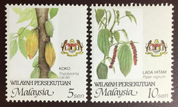 Malaysia Wilayah Psrsekutuan 2002 Agricultural Products Perf 14x13.75 MNH - Malaysia (1964-...)