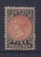 FIJI  - 1882 Queen Victoria 5s (SG69a) Hinged Mint - Fiji (...-1970)