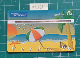 PORTUGAL PHONECARD USED PTo66A SUMMER 1996 - Portugal