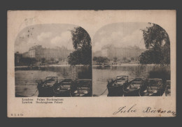 London - Buckingham Palast - Stereo Card - Buckingham Palace