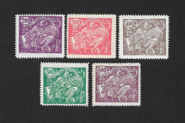 Czechoslovakia 1920 MNH ** Mi 185, 186, 187, 188 Sc 78, 79, 80, 81 Agriculture And Science I. Tschechoslowakei - Neufs