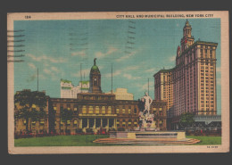 New York City - City Hall And Municipal Building - Altri Monumenti, Edifici