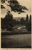 ESCH-SUR-ALZETTE - Vue Du Parc (Roseraie) Avec Église Paroissiale Au Fond - Esch-Alzette