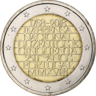 Portugal, 2 Euro, 250 Ans De La Monnaie, 2018, Lisbonne, SPL+, Bimétallique - Portugal