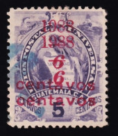 Guatemala, 1898 Y&T. 84, Doble Sobrecarga. [Error. "1988"] - Guatemala