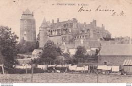 L2-35) CHATEAUGIRON  - LE CHATEAU - EN 1903 -  2 SCANS )  - Châteaugiron