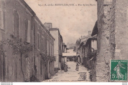 L1-47) MONFLANQUIN (LOT ET GARONNE) RUE SAINTE MARIE - ANIMEE - HABITANTS    - Monflanquin