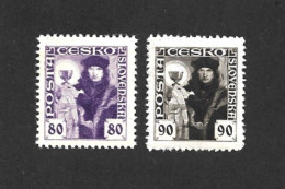 Czechoslovakia 1920. MNH ** Mi 181-182 Sc 74-75 Hussite Preist. Tschechoslowakei C20 - Ongebruikt