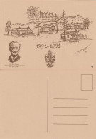 Centenary Of Rhodes (1891 - 1991) Eastern Cape, South Africa - Named After Cecil John Rhodes - Village Scene - Cartas & Documentos