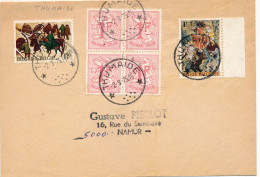 ENVELOPPE 1975   CACHET  THUMAIDE          2 SCANS - Briefe U. Dokumente