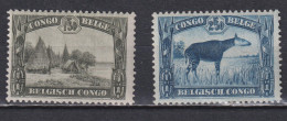 Timbre Neuf** Du Congo Belge  De 1937 N° 177a 178a  MNH - Neufs