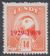 #15 Great Britain Lundy Island Puffin Stamp 1982 Definitives Colour Trial Overprint In Red #235(b) Price Slashed! - Emissions Locales