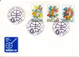 Belgium Cover Det Belgiske Postvesen Norwex Norway Oslo 13-22/6-1980 With Norwex 80 Seal - Covers & Documents