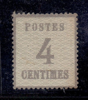 ALSACE LORRAINE - N°3 X GROSSE CHARNIERE - PARTIE DE GOMME BRUNE - BON CENTRAGE - Unused Stamps