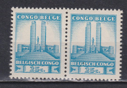 Paire De Timbres Neufs** Du Congo Belge  De 1941 N° 216  MNH - Ungebraucht