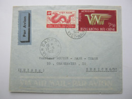 VIETNAM , 1952 , Brief  In Die Schweiz - Viêt-Nam