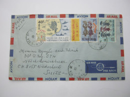 VIETNAM , 1971 , Brief  In Die Schweiz - Viêt-Nam