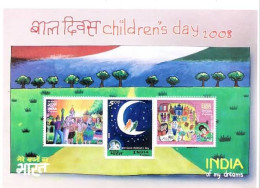 INDIA 2008 CHILDREN'S DAY MINIATURE SHEET MS MNH - Unused Stamps