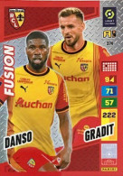 374 Kevin Danso / Jonathan Gradit - RC Lens - Fusion - Panini Adrenalyn XL 2023-2024 Ligue 1 - Trading Cards