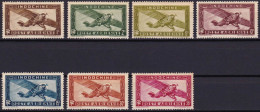 Indochine (Poste Aérienne) YT PA1 - PA2 - PA3 - PA4 - PA5 - PA7 - PA8 Année 1933-38 (MNH **) Avion - Luftpost