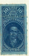 Timbres Fiscaux  - Etats Unis  - Cigarettes -   Cigare -  De Witt Clinton   - 1910 - Fiscali