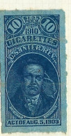 Timbres Fiscaux  - Etats Unis  - Cigarettes -   Cigare -  De Witt Clinton   - 1910 - Steuermarken